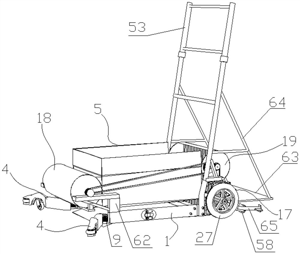 An electric tennis ball collection device