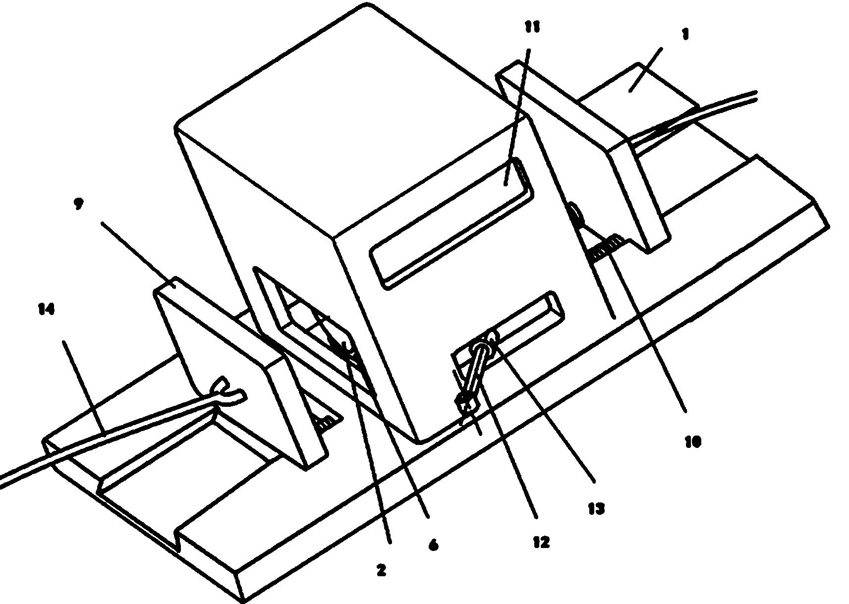 Electromechanical parking braking mechanism and corresponding vehicle