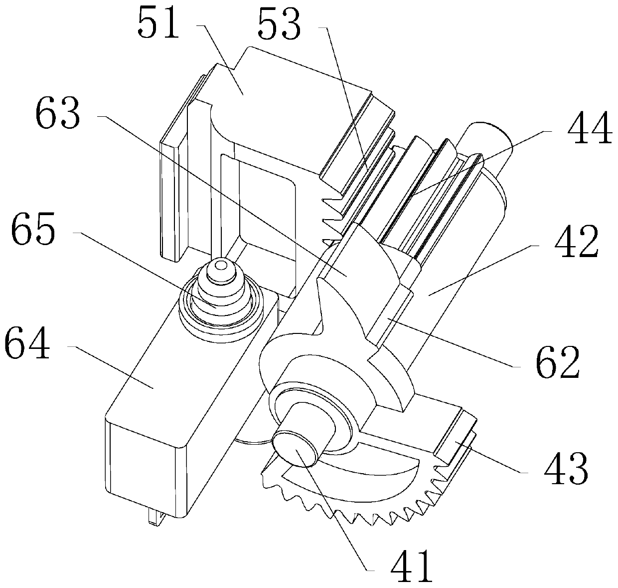 Novel electronic lock gear case