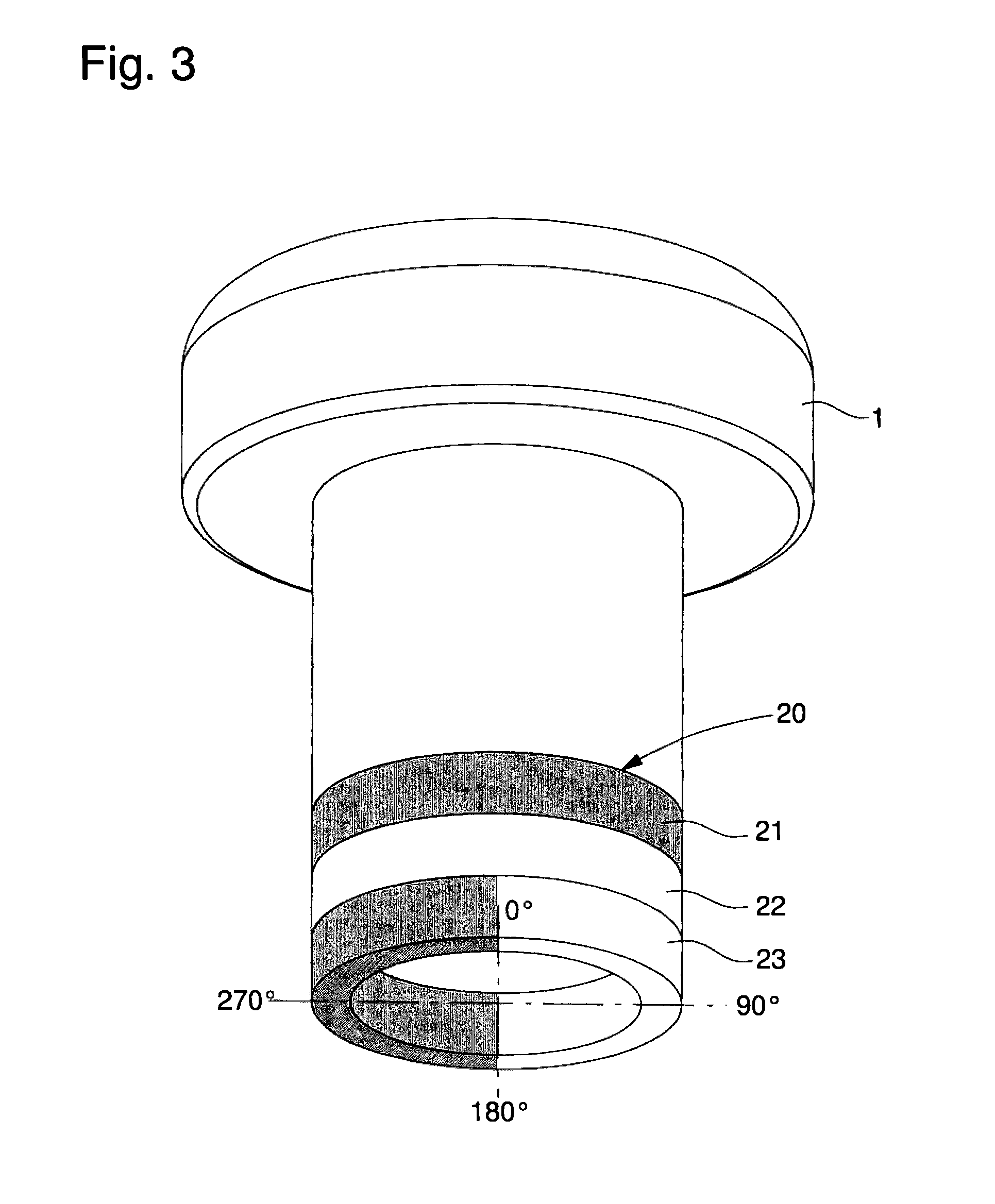 Angular and axial position sensor arrangement