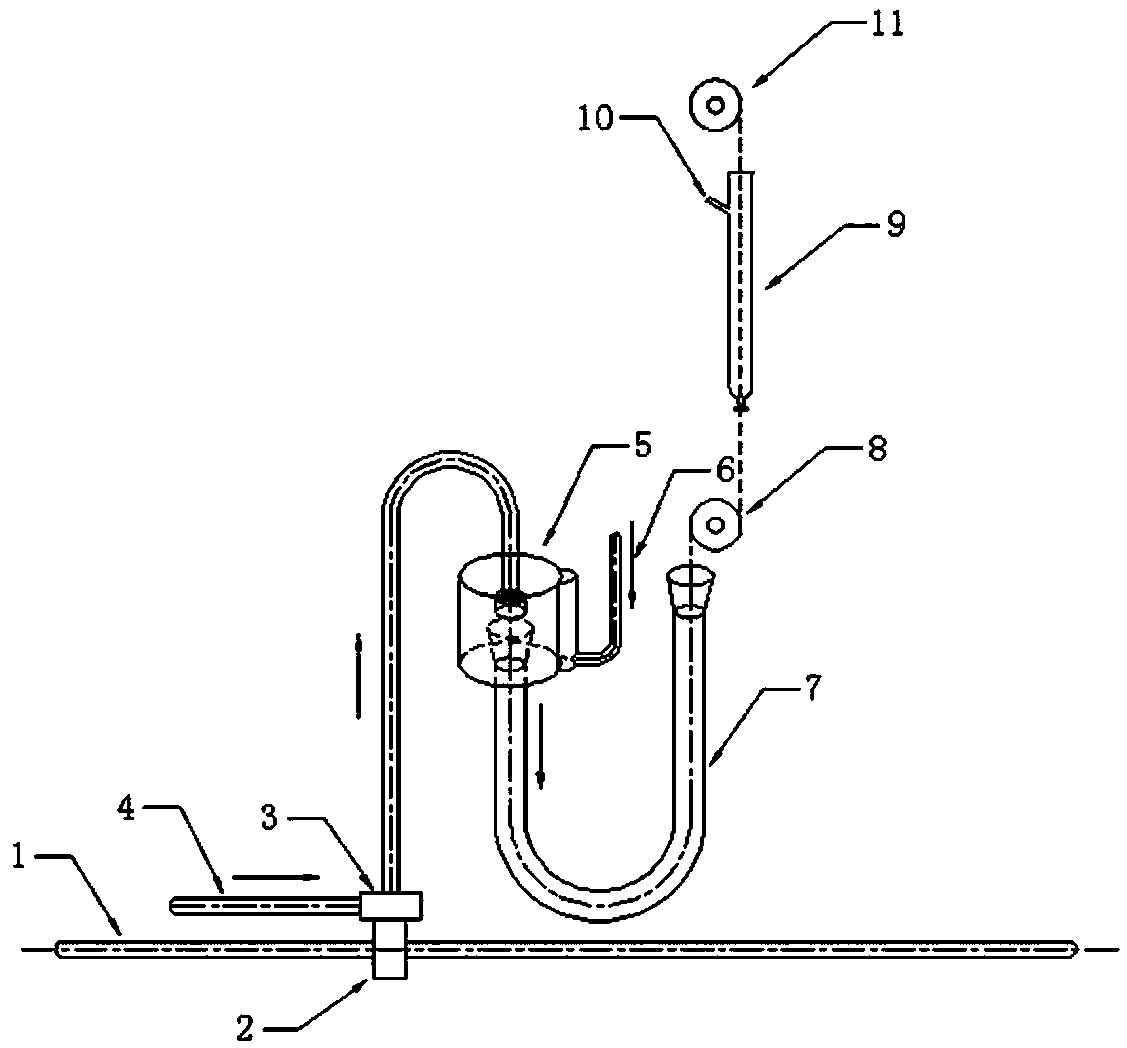 A method and device for vertical wet spinning