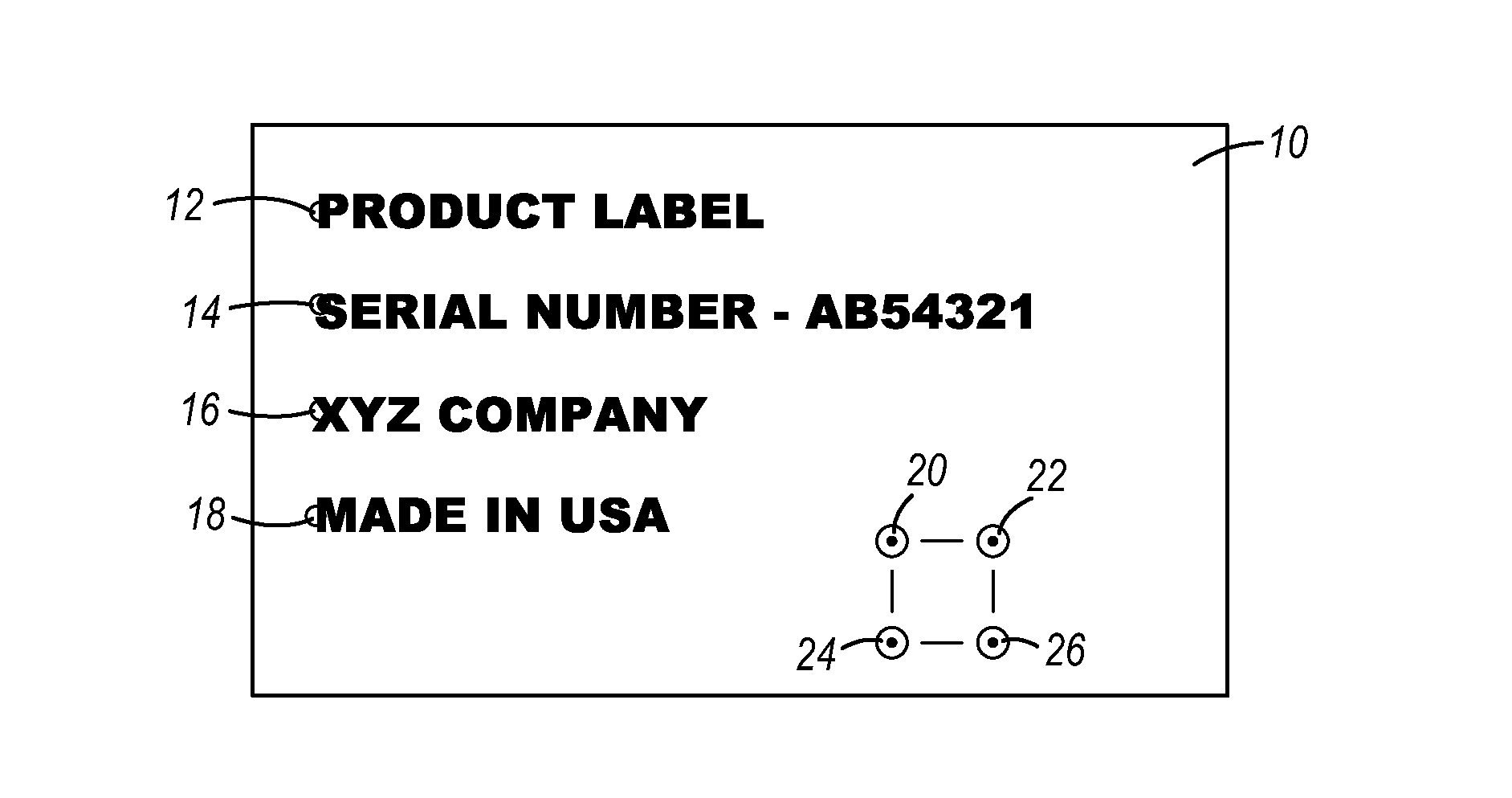 Counterfeit-resistant labels and method