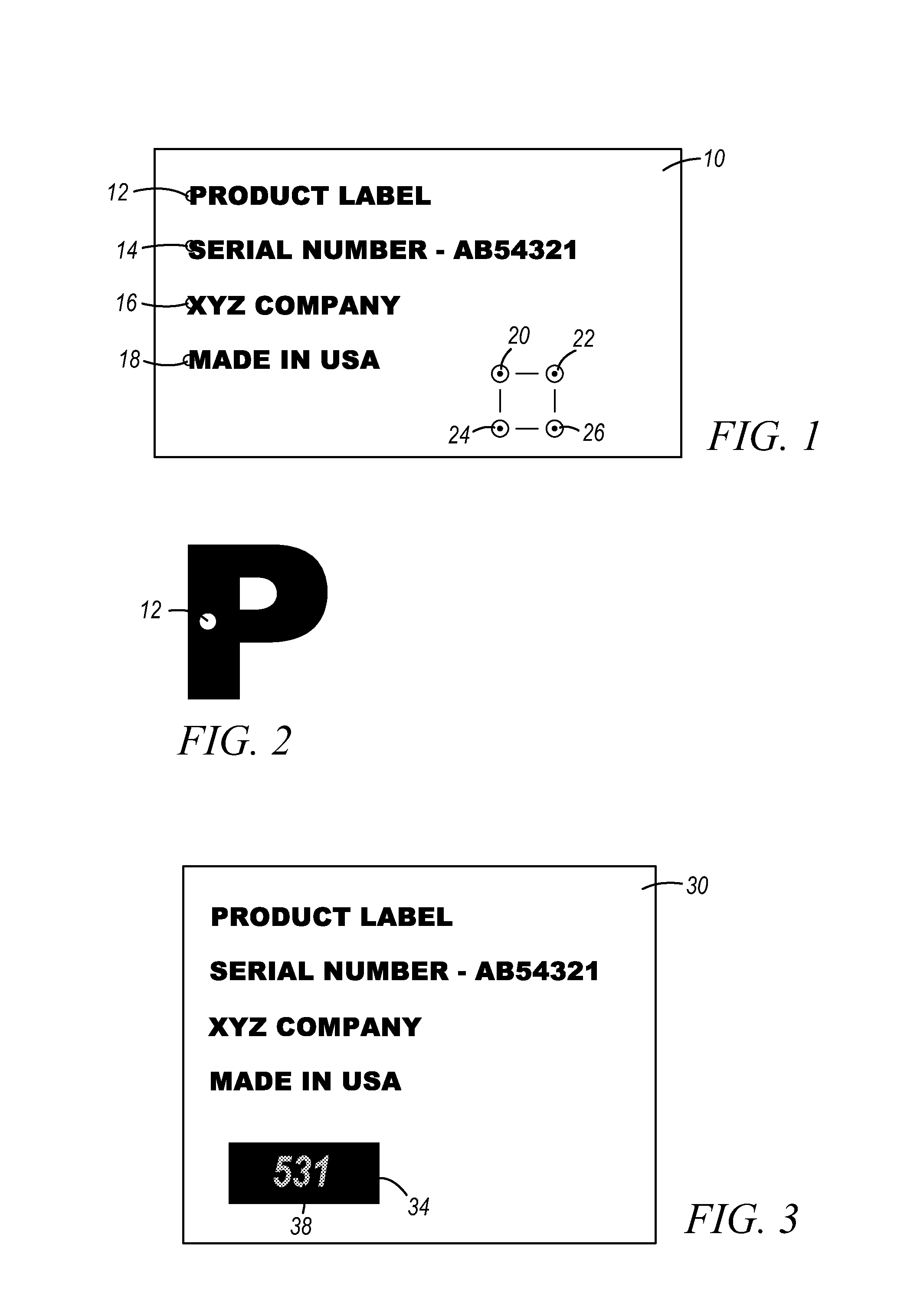 Counterfeit-resistant labels and method