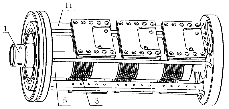 Large-current electric rotary connector