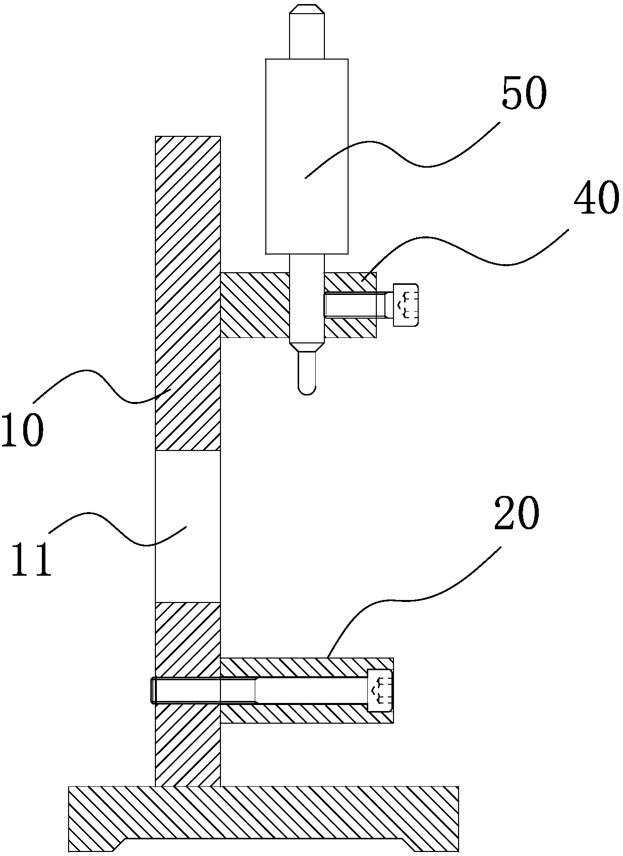 Tool for detecting gear excircle of odd teeth