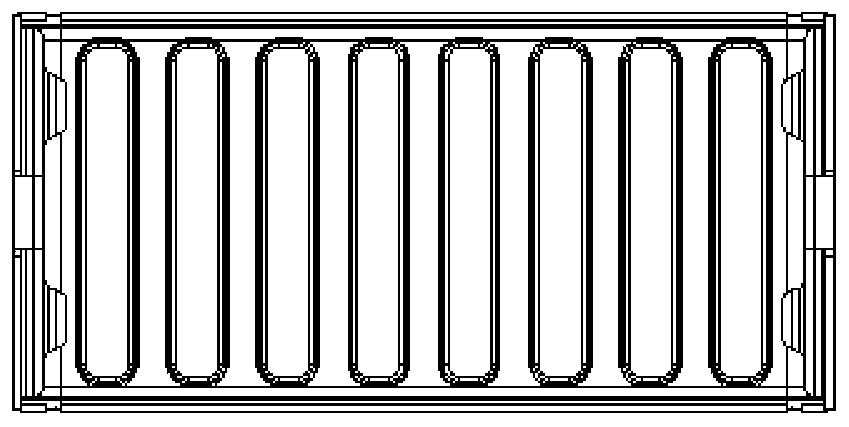 Automobile all-aluminum intercooler