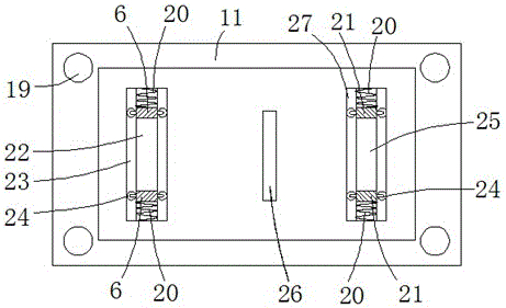 Shearing device of lead ingots for storage battery processing