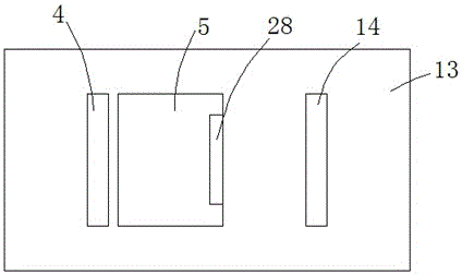 Shearing device of lead ingots for storage battery processing