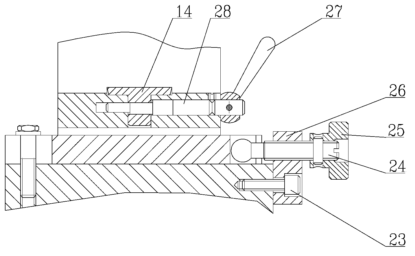 Grinding wheel dressing fixture for machining involute profile spline