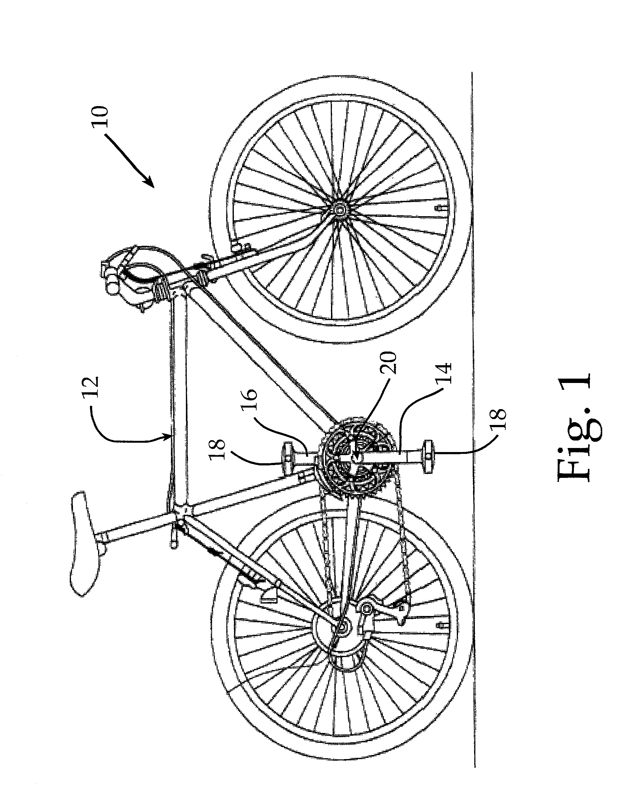 Bicycle crank axle bearing assembly