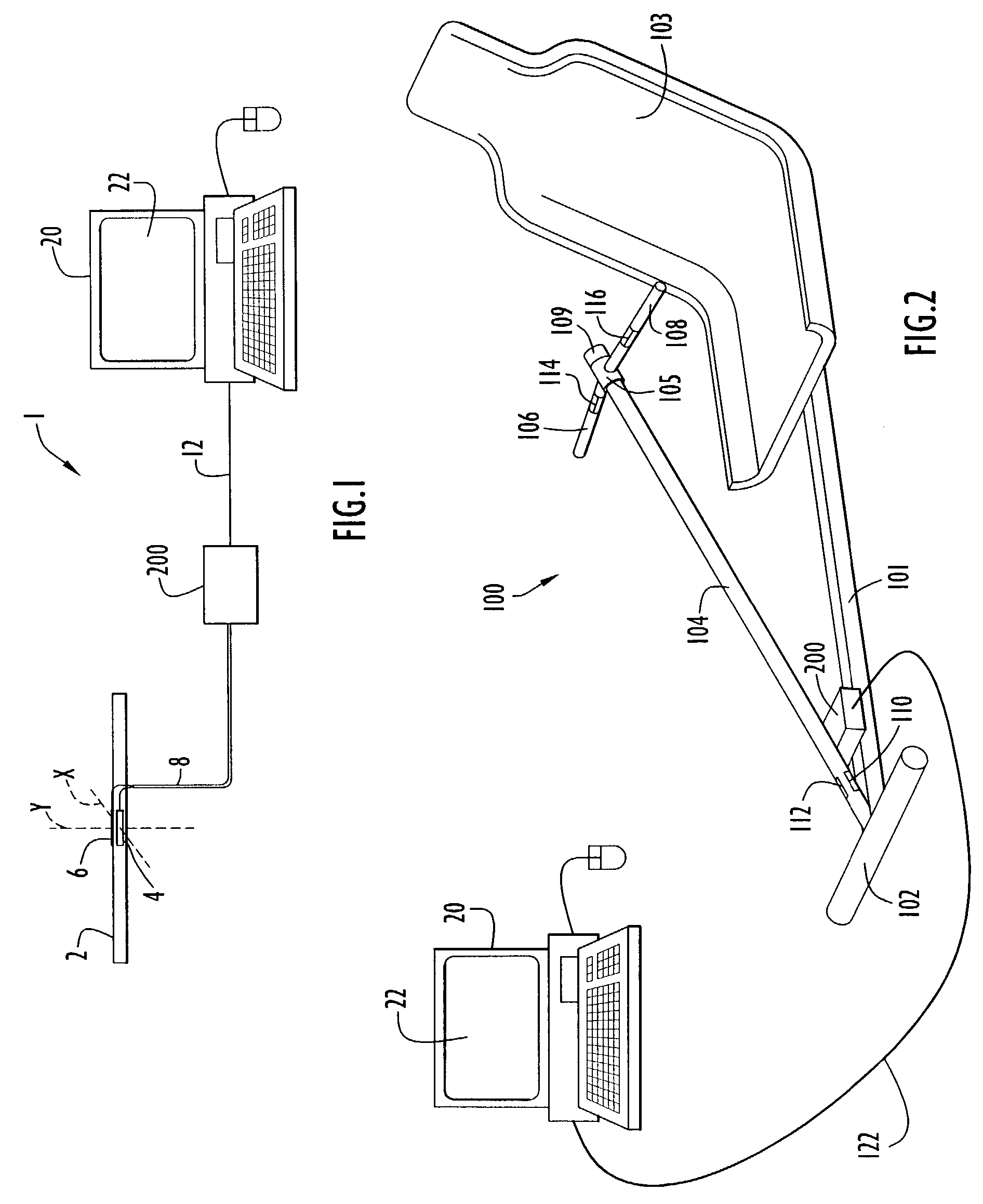 Computer interactive isometric exercise system and method for operatively interconnecting the exercise system to a computer system for use as a peripheral