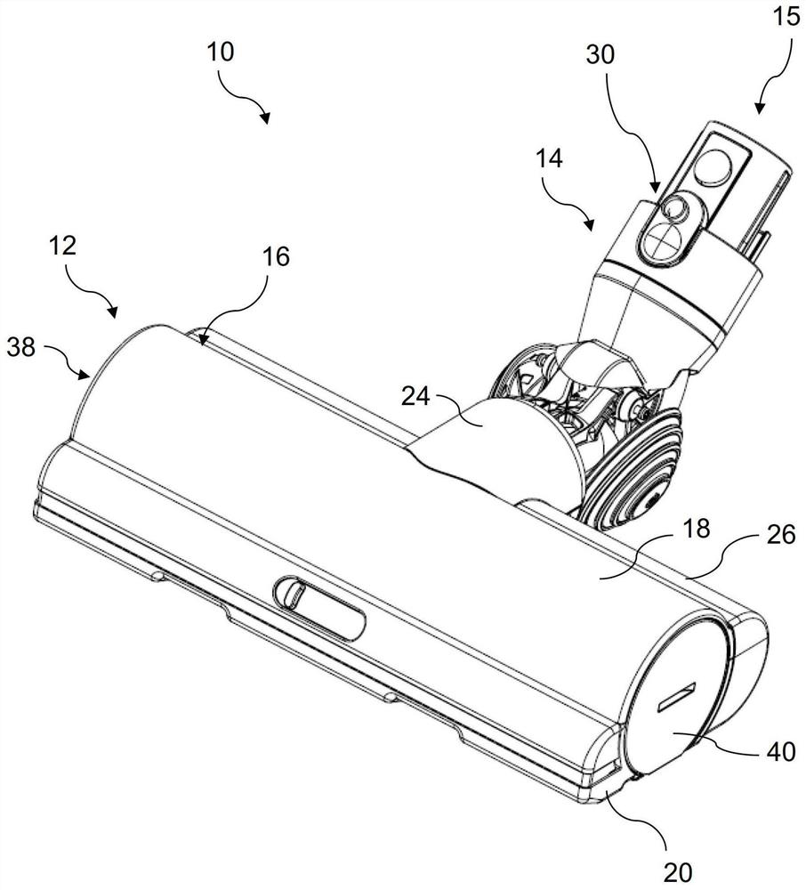 Vacuum cleaner head for vacuum cleaning appliance