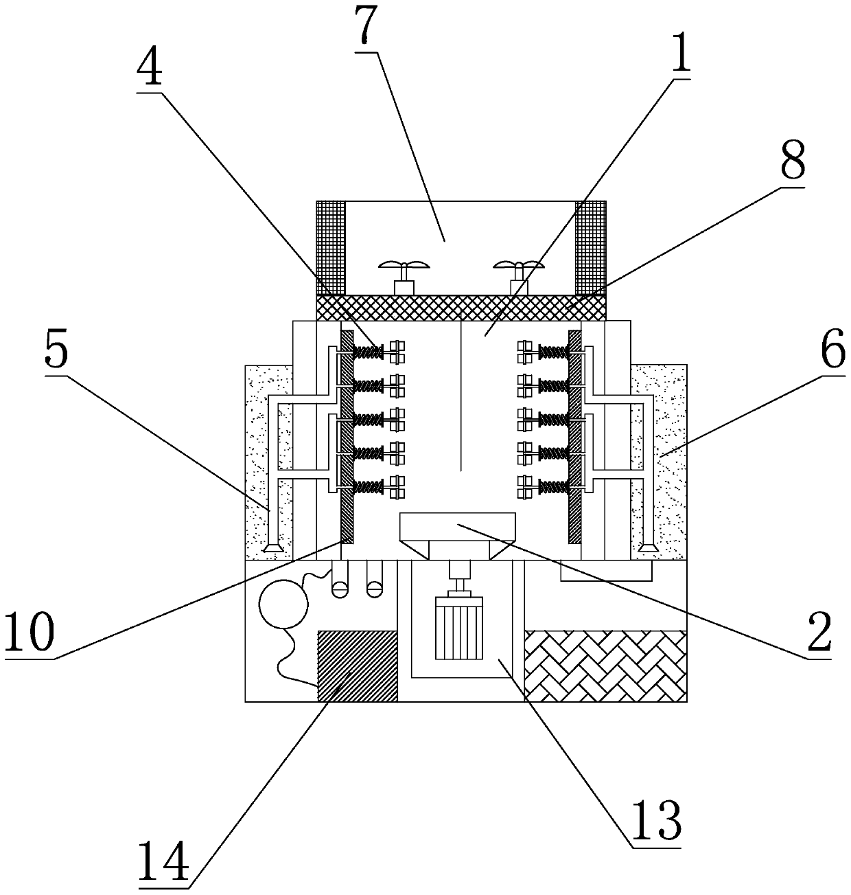 Automatic paint spraying device for automobile body