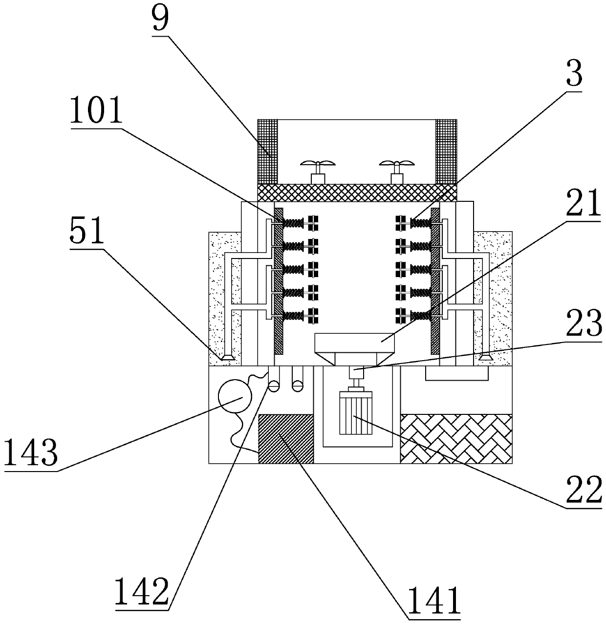 Automatic paint spraying device for automobile body