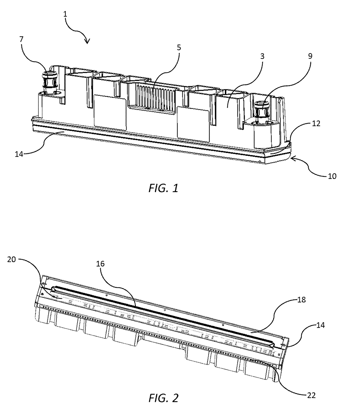 Inkjet printhead having recessed transverse ribs across fluid channel