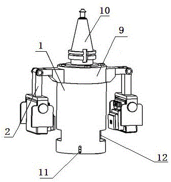 Thin-wall part machining error measuring device and thin-wall part machining error measurement method based on spatial light modulator