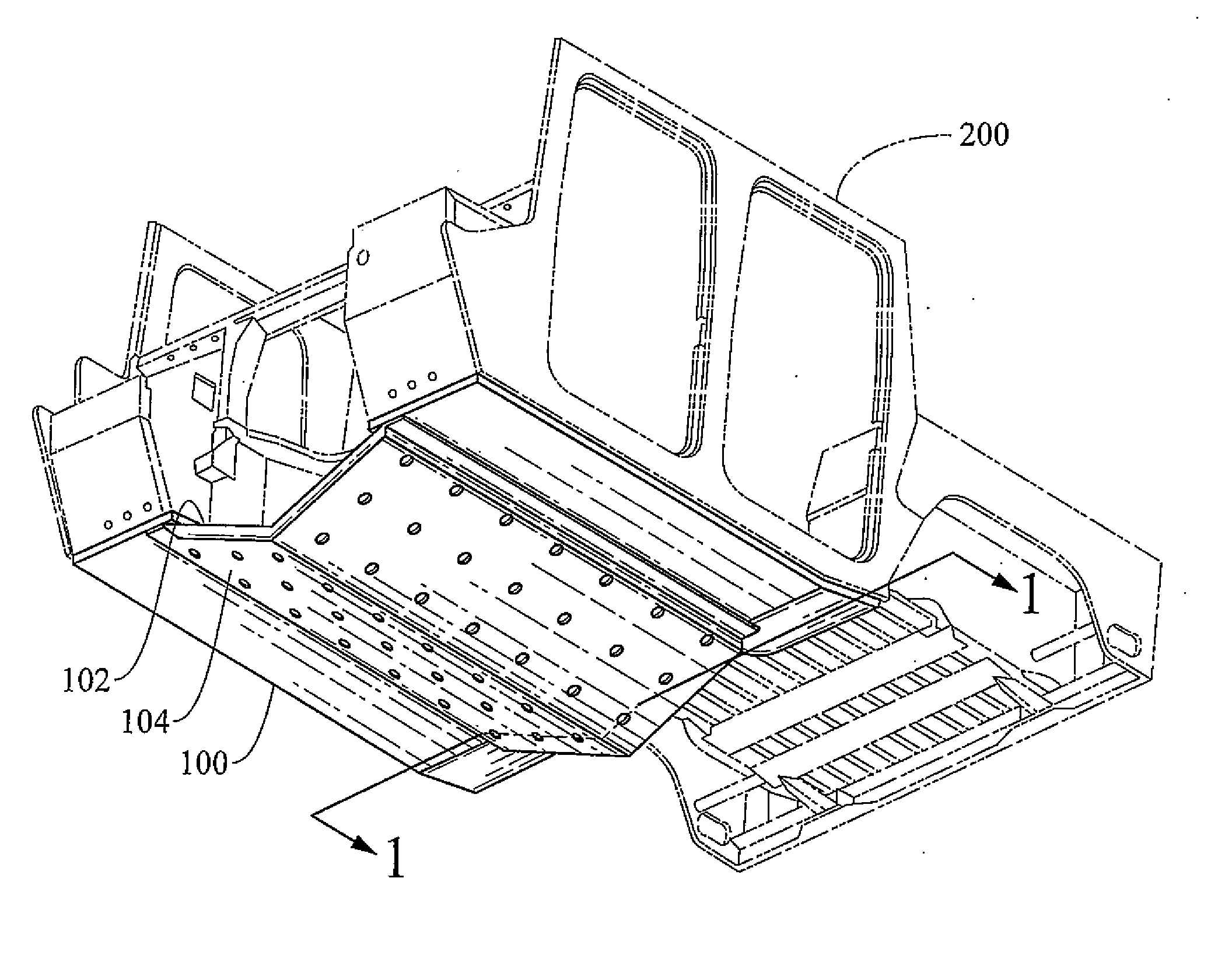 Vented Armor V Structure