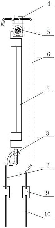 Bracket structure of compact high pressure sodium lamp