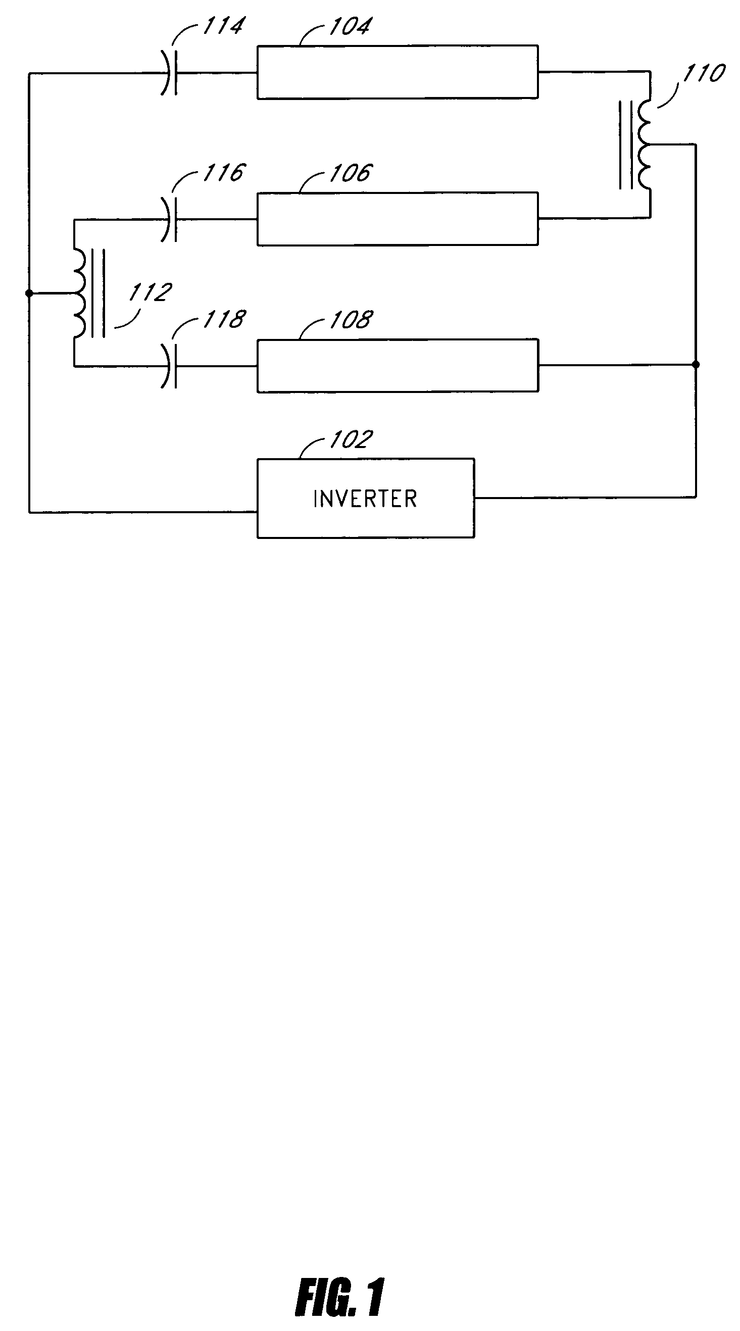 Nested balancing topology for balancing current among multiple lamps