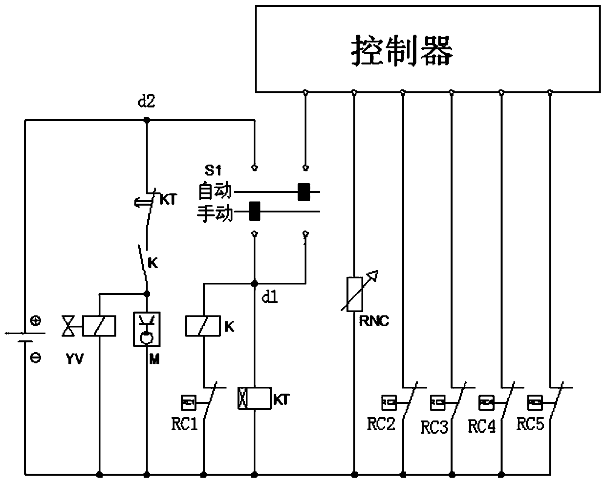 Automatic supply protection system and method for vehicle-mounted diesel generating set chassis oil tank