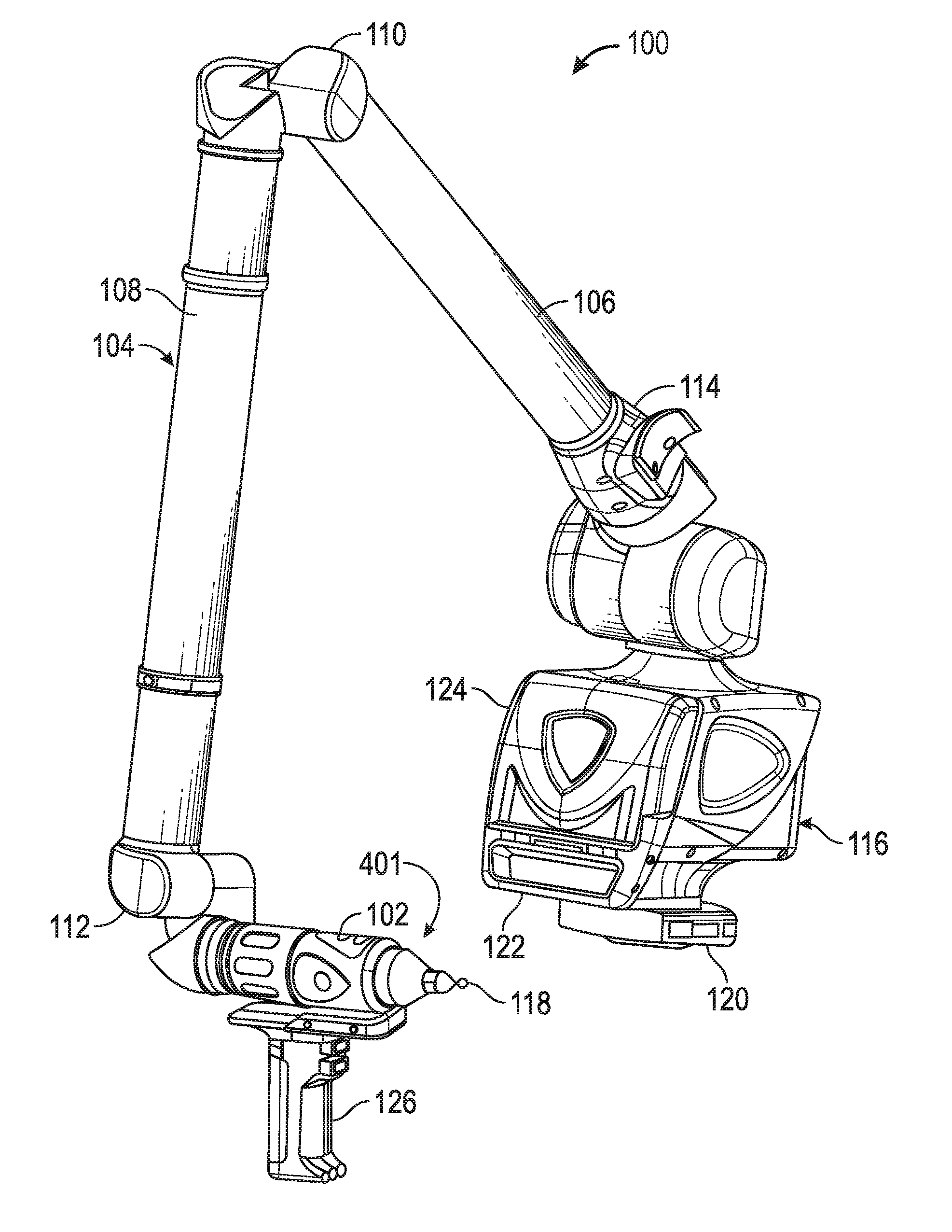Two-camera triangulation scanner with detachable coupling mechanism