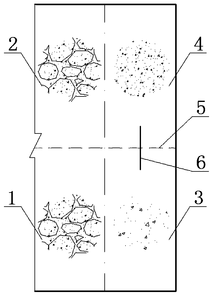 Rock-fill concrete dam construction joint impervious structure and construction method thereof