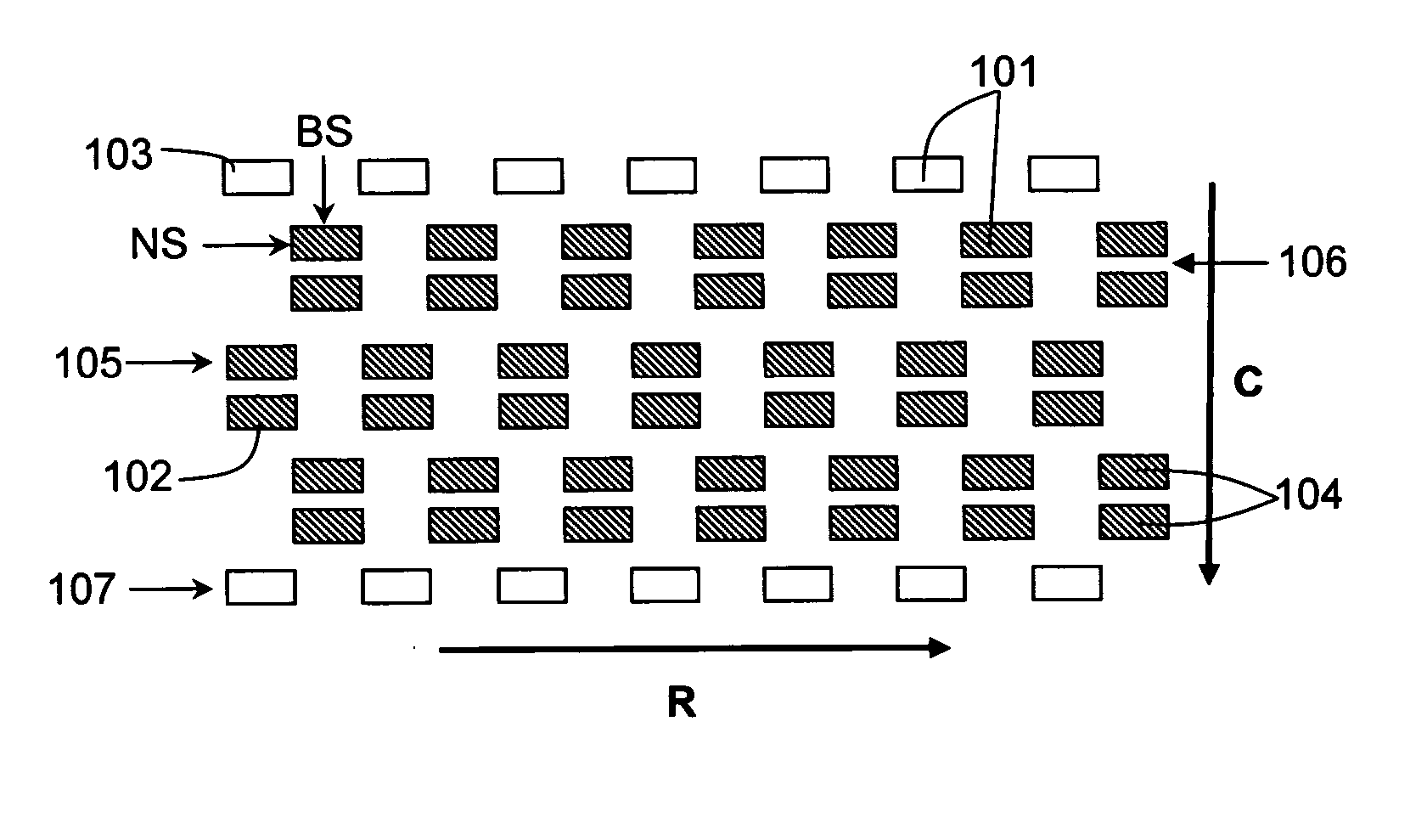 Array connector having improved electrical characteristics and increased signal pins with decreased ground pins