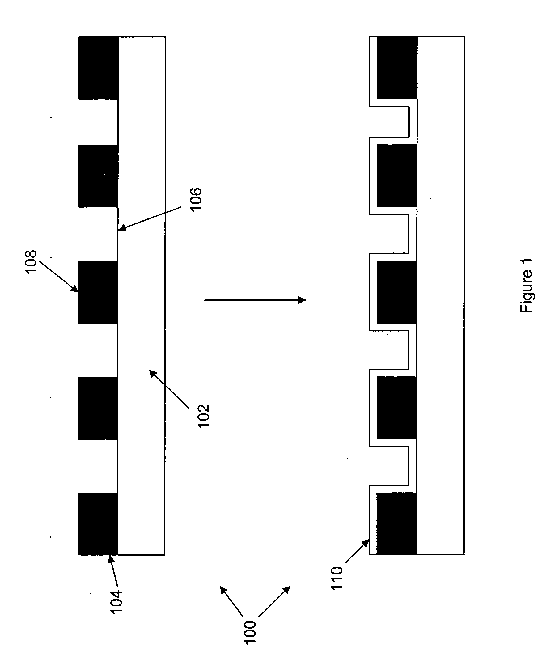 Uniform surfaces for hybrid material substrate and methods for making and using same