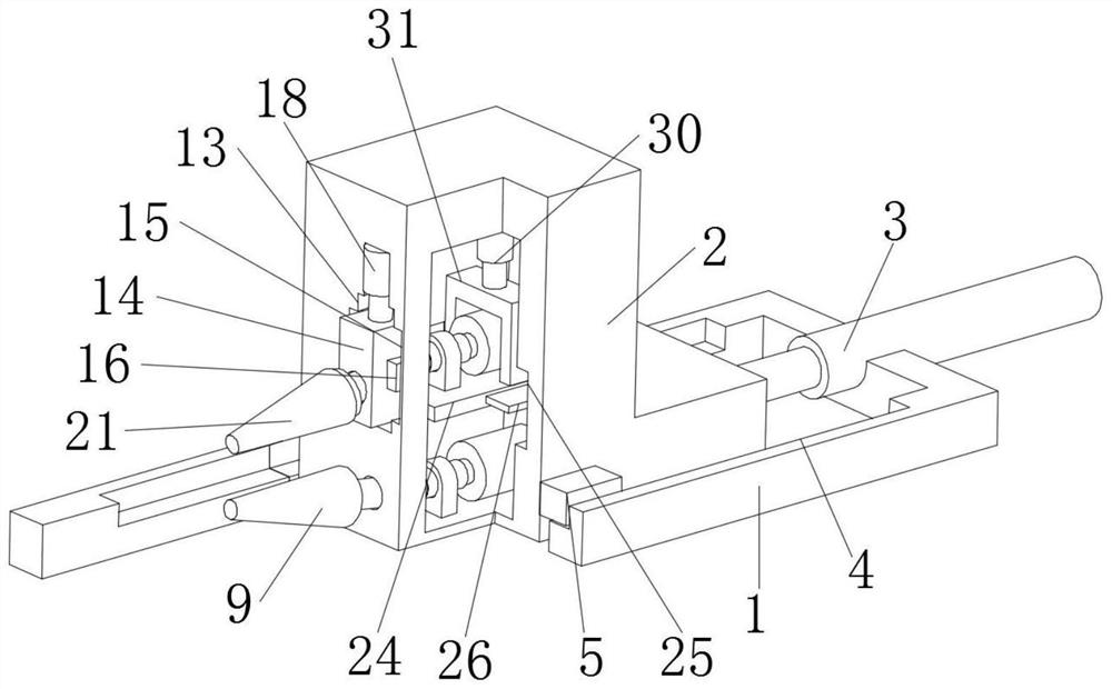 Tool arranged on ring rolling machine for automatically rolling wind power L-shaped flange and method of tool