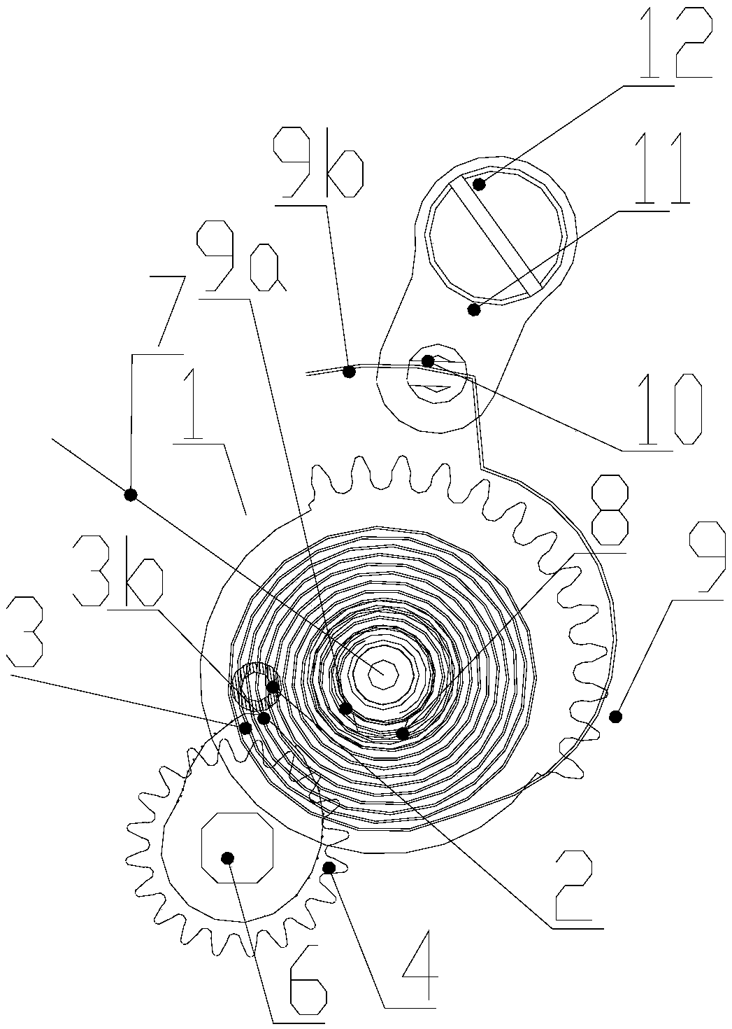 Intermittent reciprocating motion mechanism suitable for watch