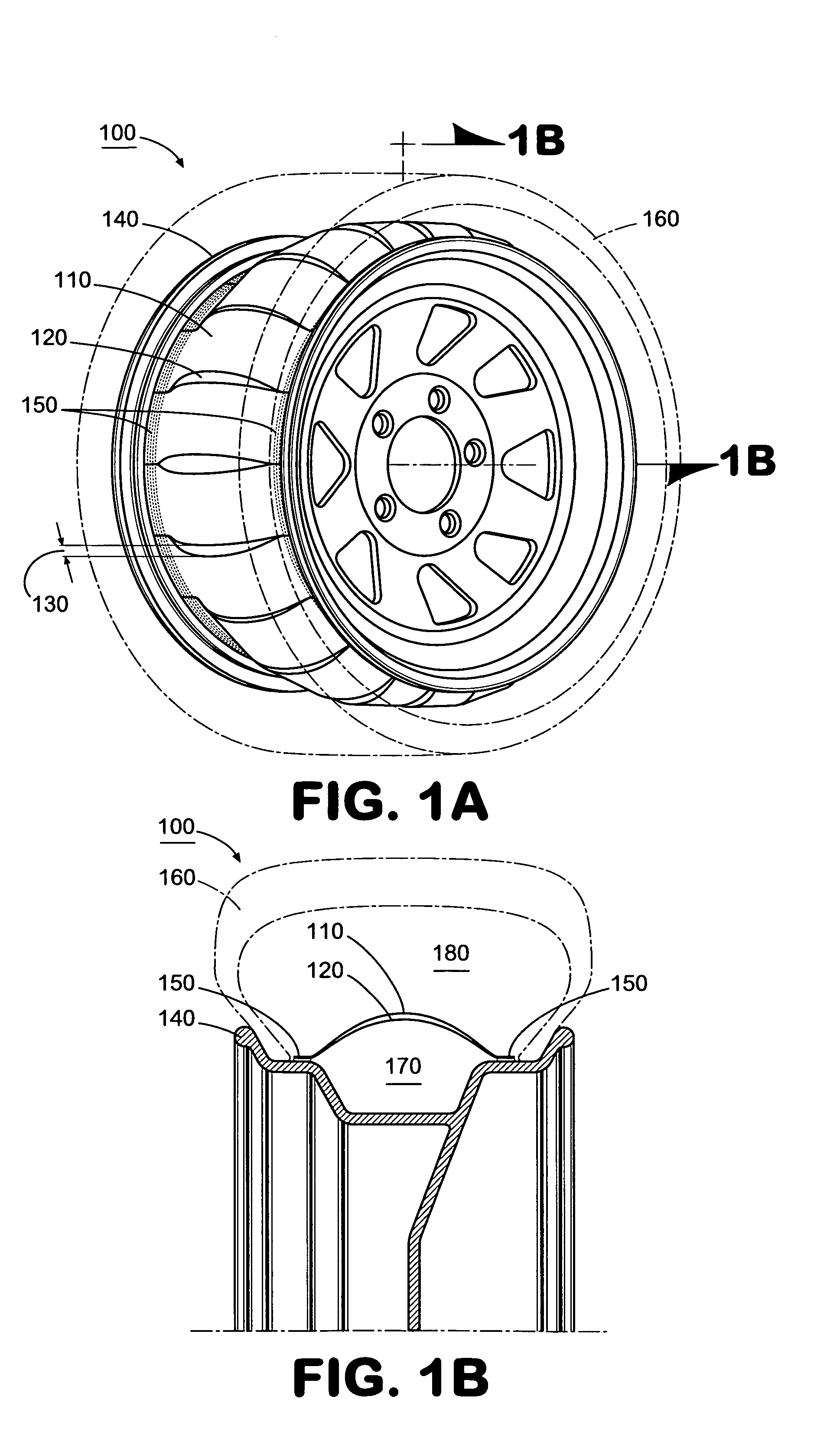 Tire and wheel noise reducing device and system