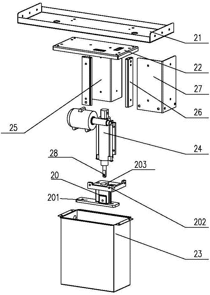 A European-style range hood with automatic opening and closing of the oil net