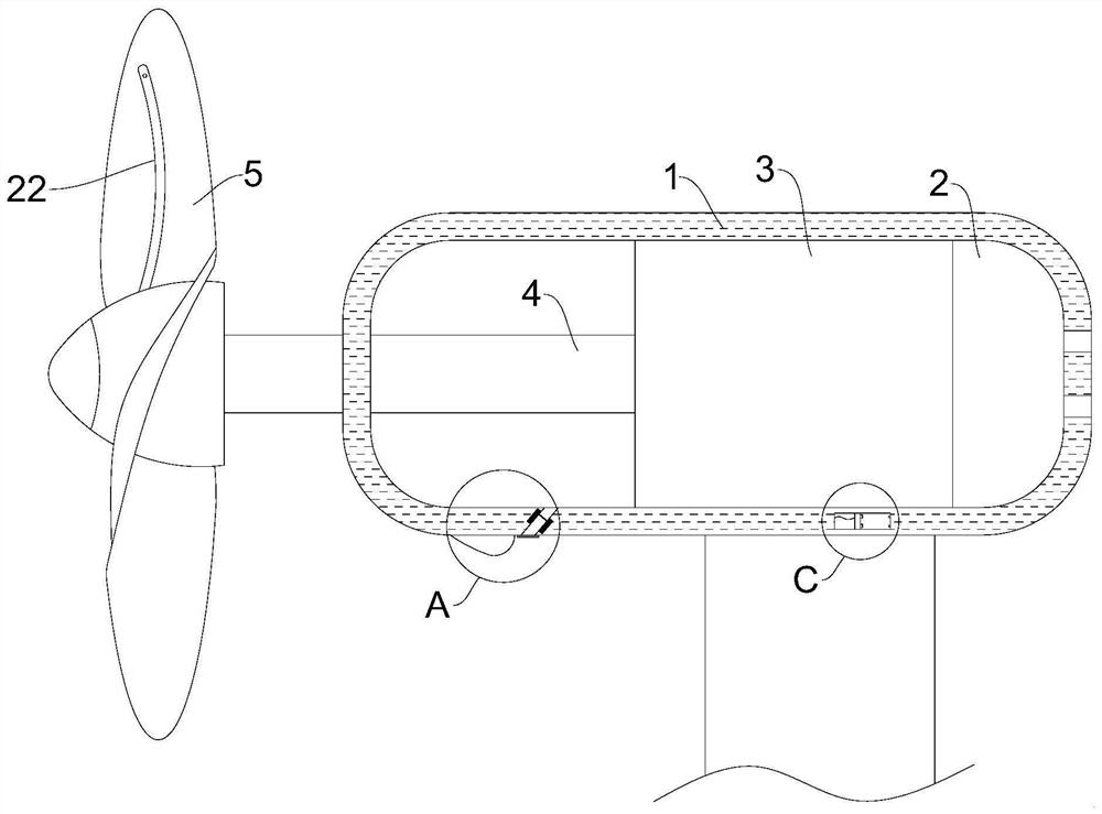 Wind turbine blade and wind turbine generator