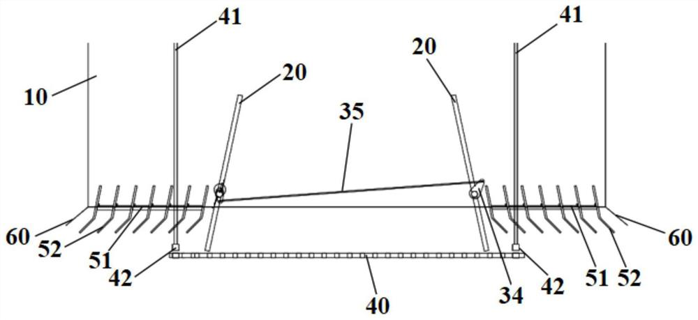 Directional air supply device for textile air conditioner