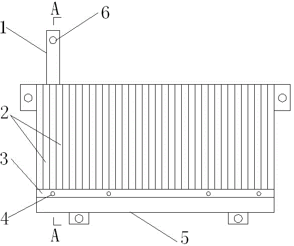 Storage battery electrode plate formation frame