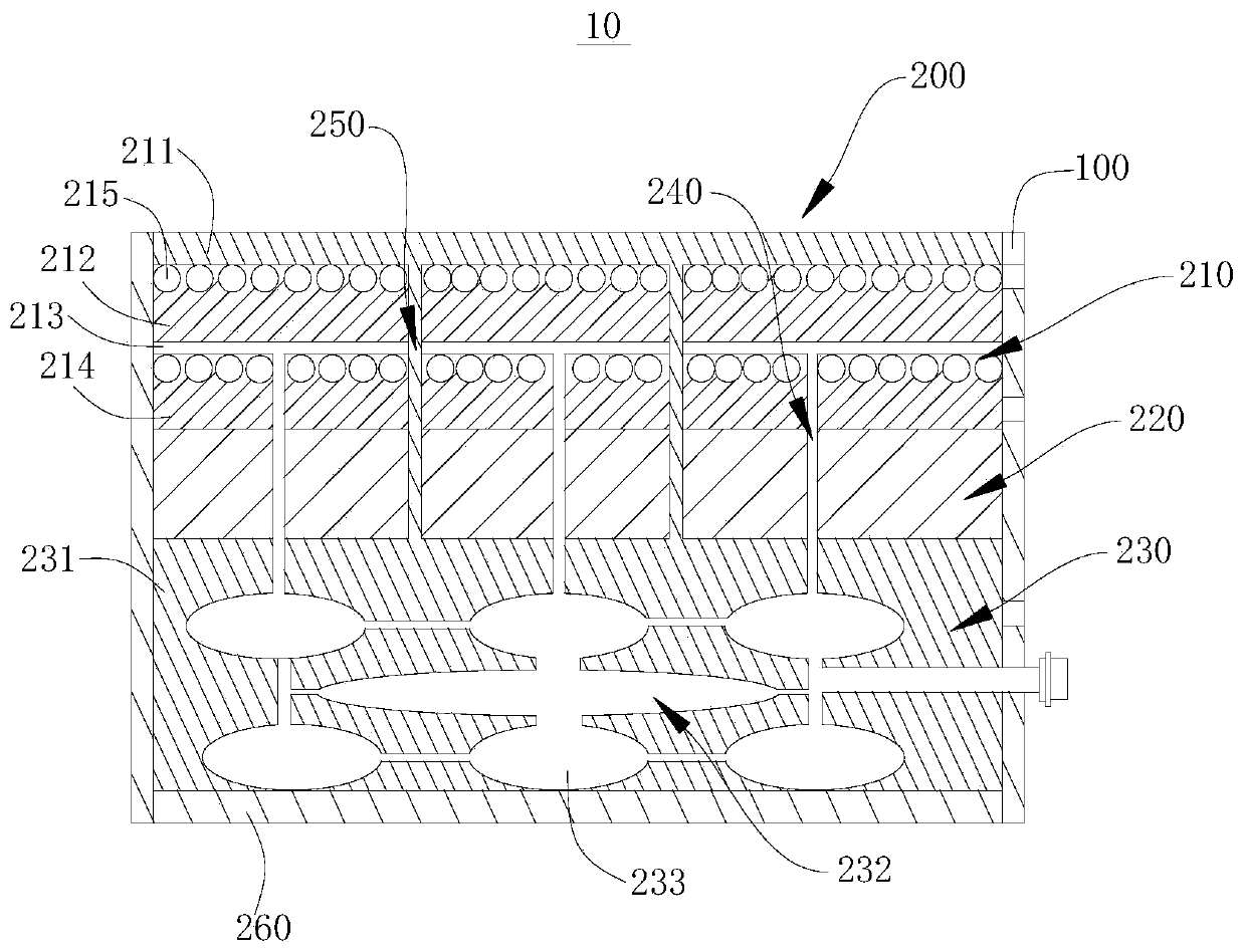 Air pressure regulating type unit mechanism and air pressure regulating type liquid bed