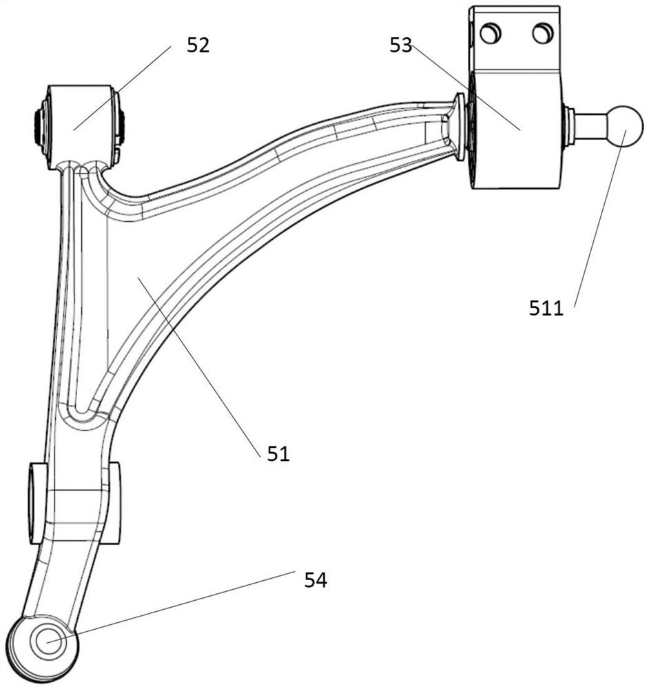 Double-wishbone suspension