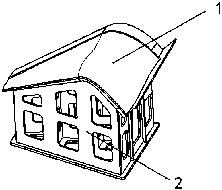 A molding tool for foam sandwich composite structure winglet