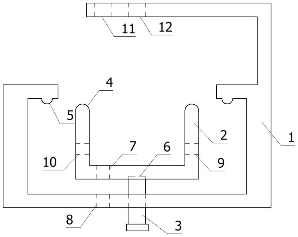 A multi-channel loading and corrosion electrolytic cell device considering the influence of tension and compression stress