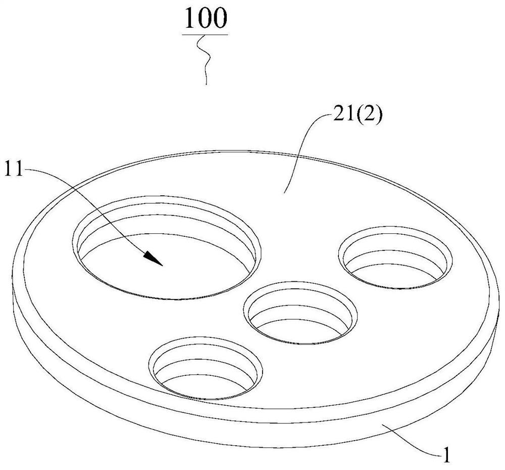 Camera lens, preparation method and electronic equipment with camera lens