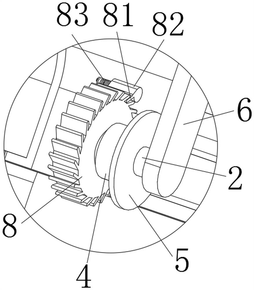 Underground sewer pipe clamping and fixing device with multiple fixing clamping points