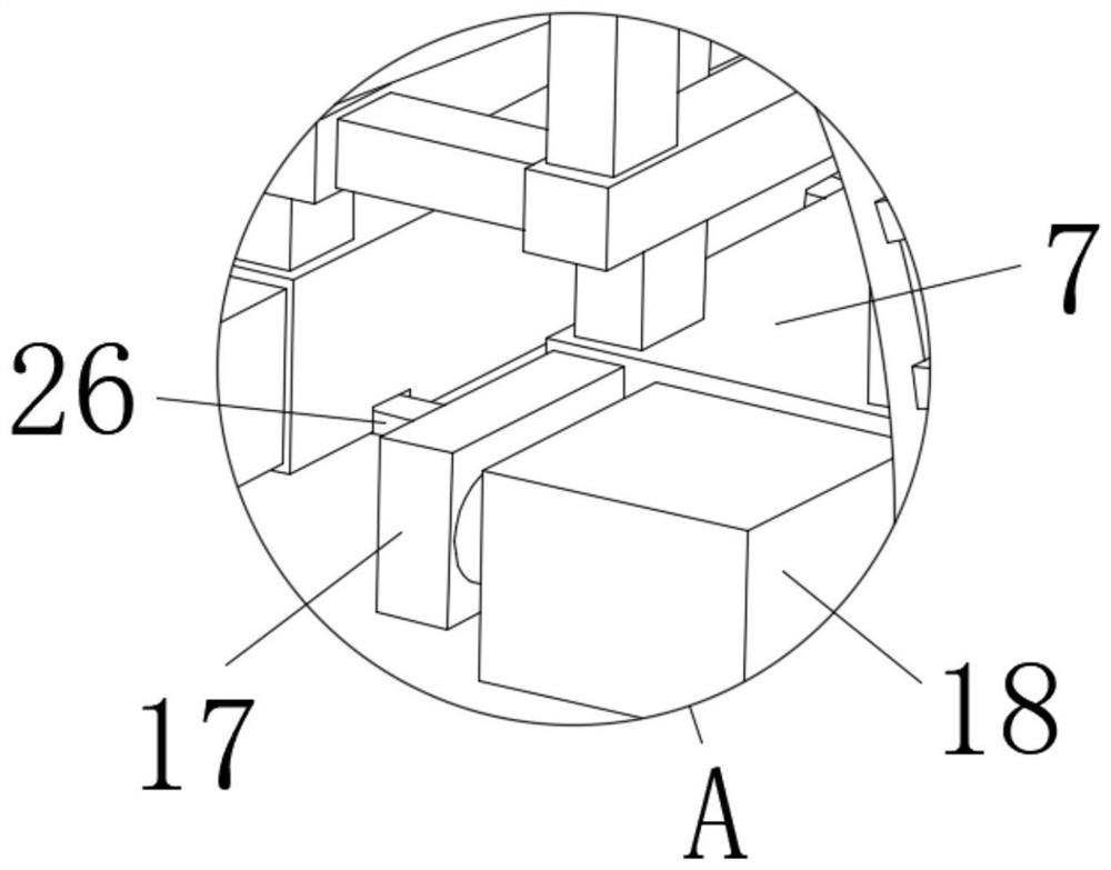 Climbing reversing box of hydraulic self-climbing formwork system