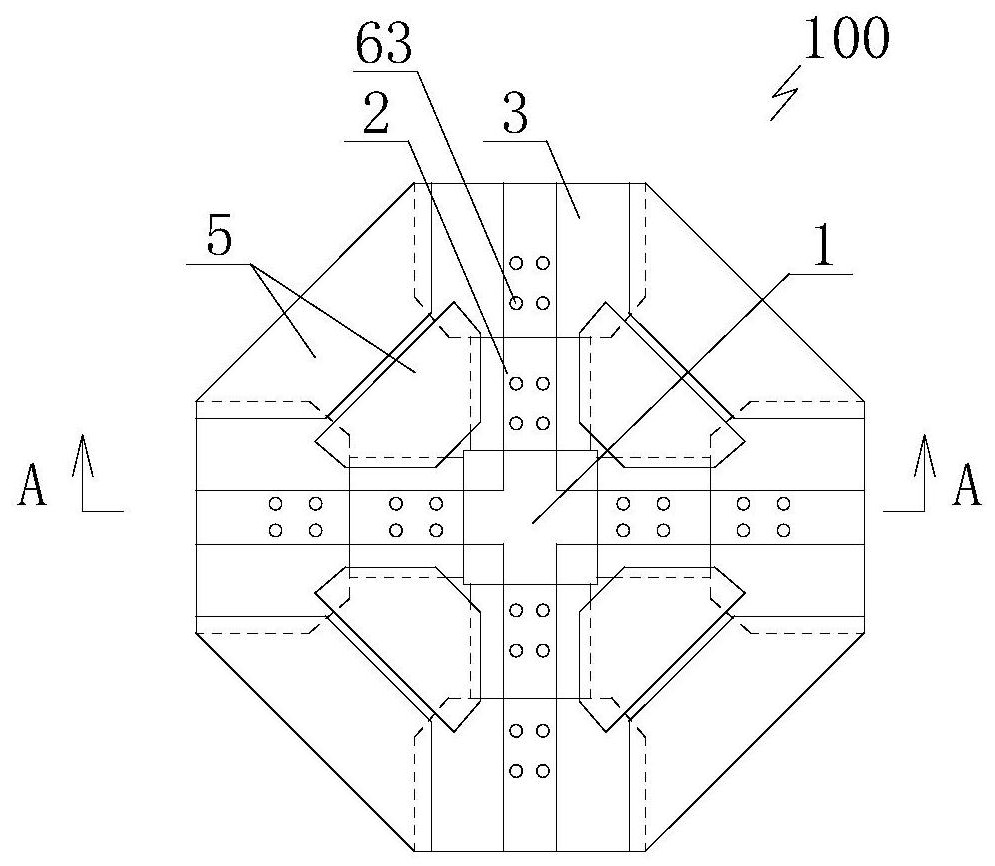 Concrete prefabricated assembly tower crane foundation structure and laying method thereof