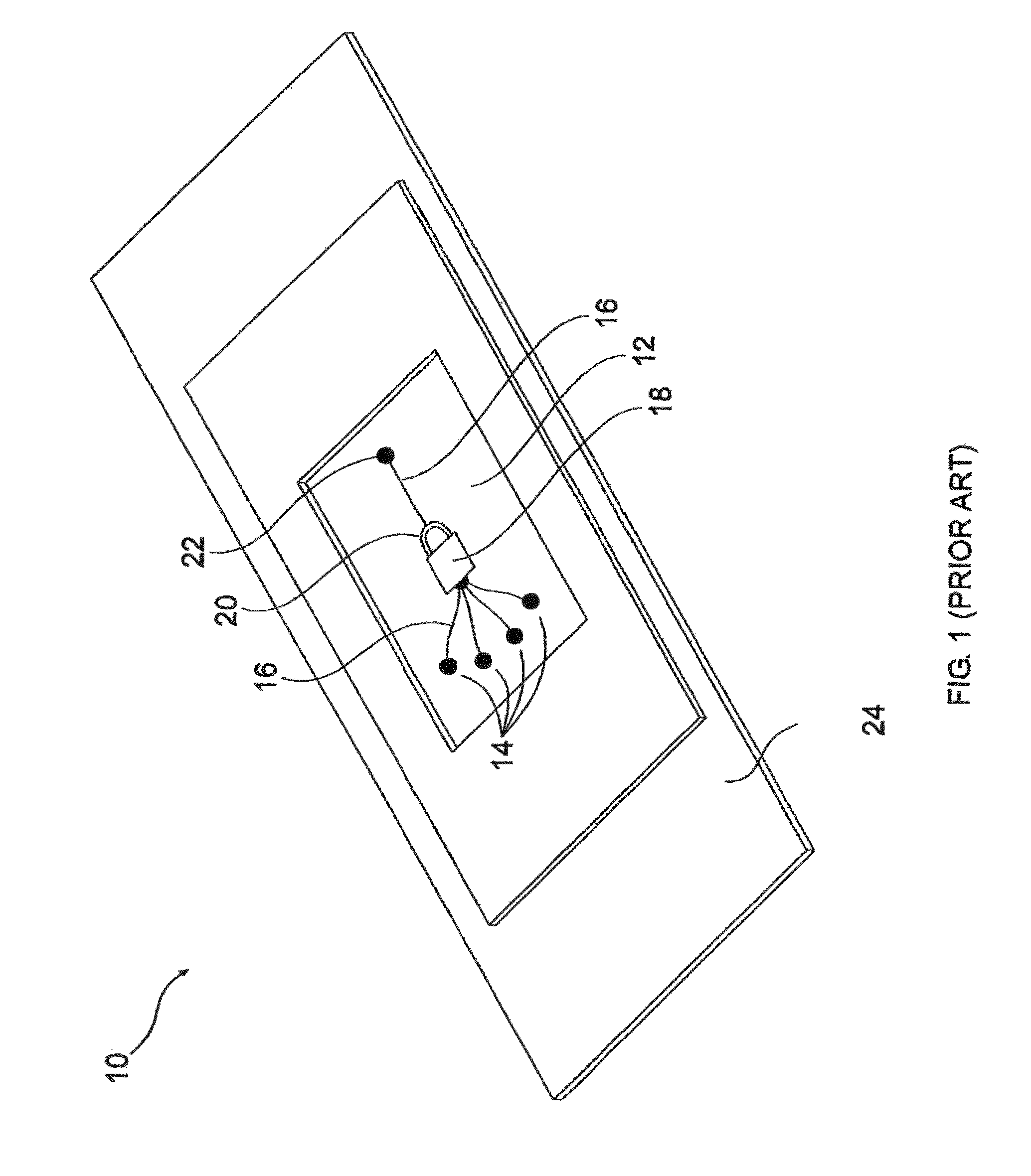 Method for identifying an image of a well in an image of a well-bearing component