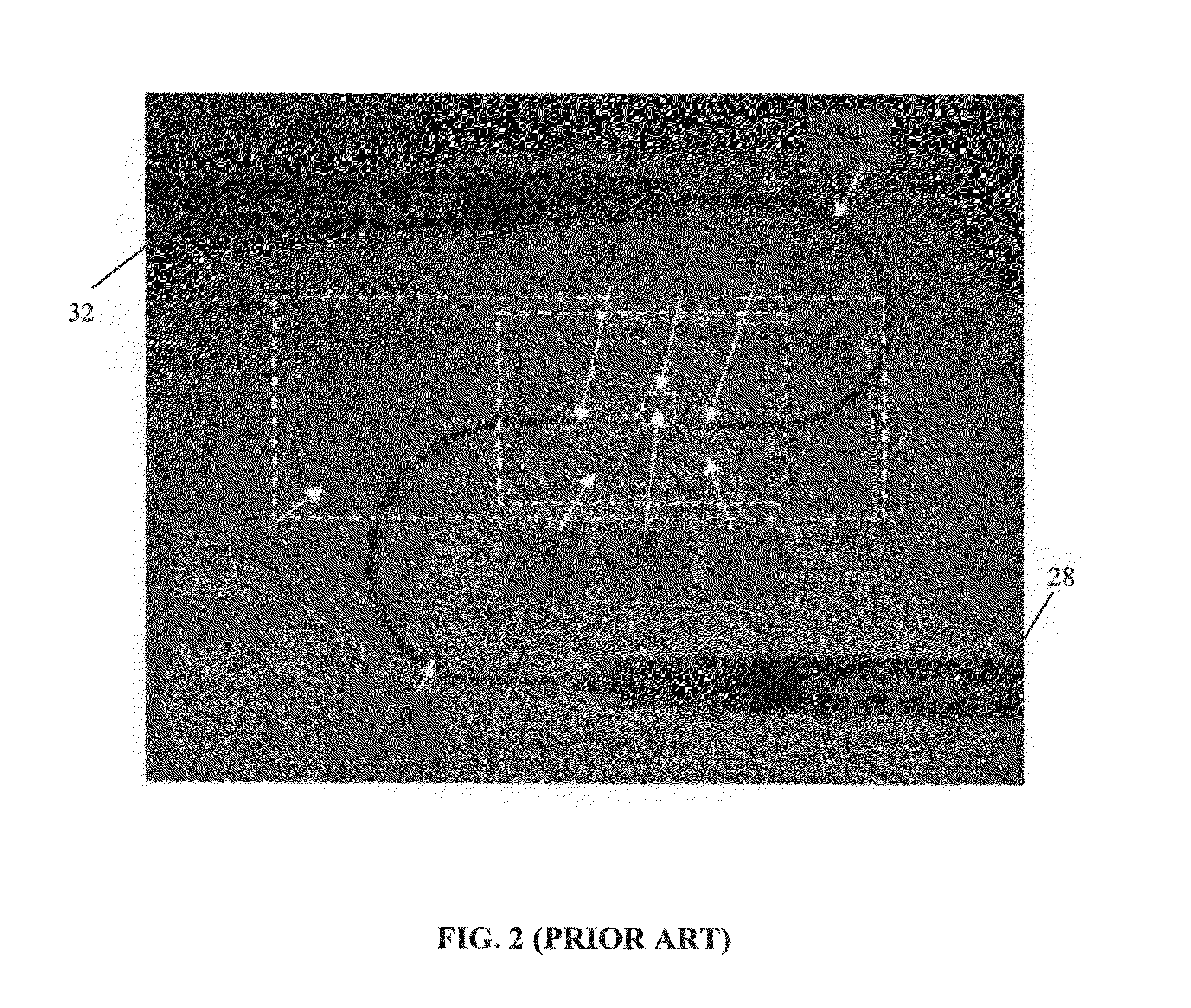 Method for identifying an image of a well in an image of a well-bearing component