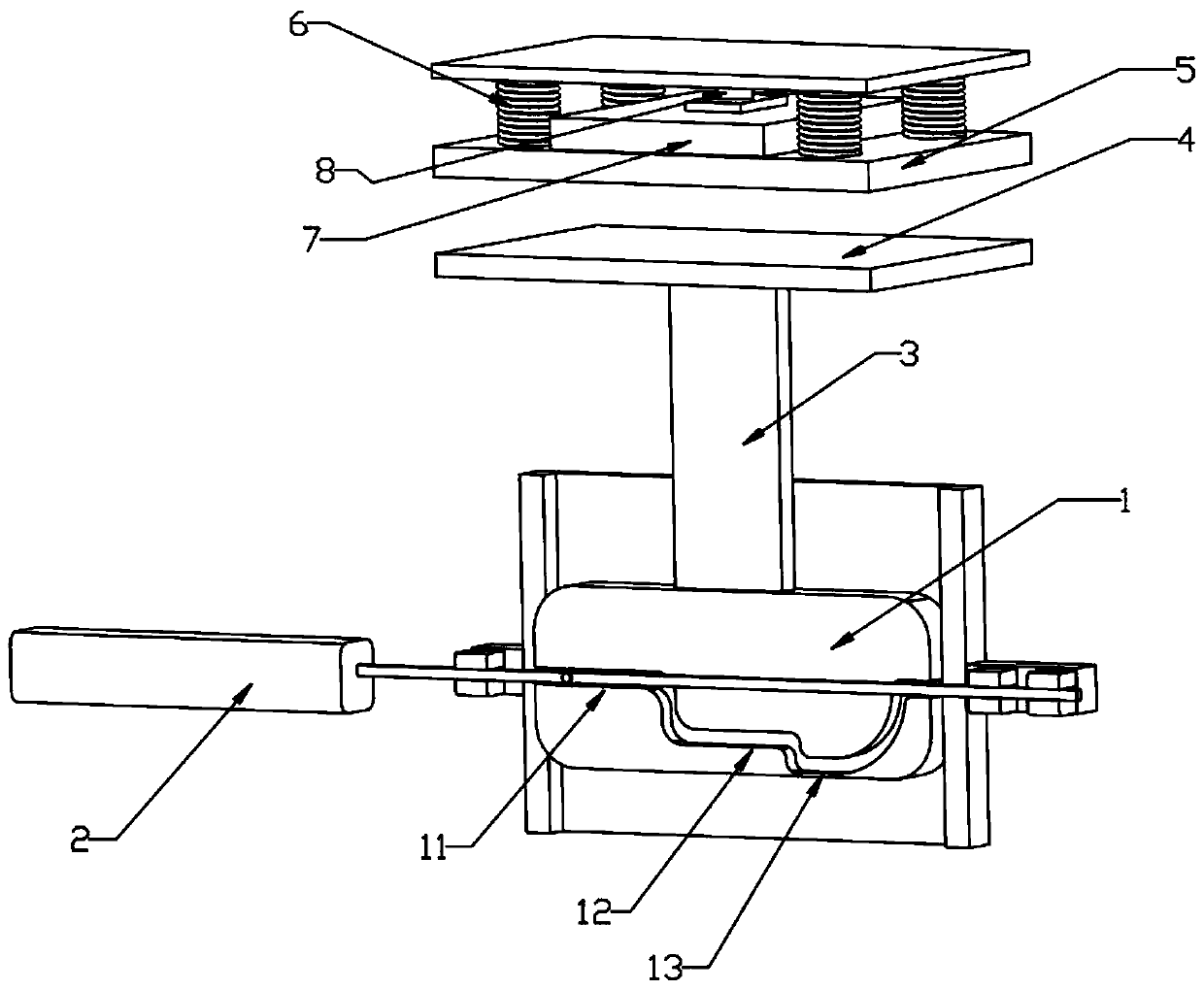 Auxiliary pressing device for rigid-flex board