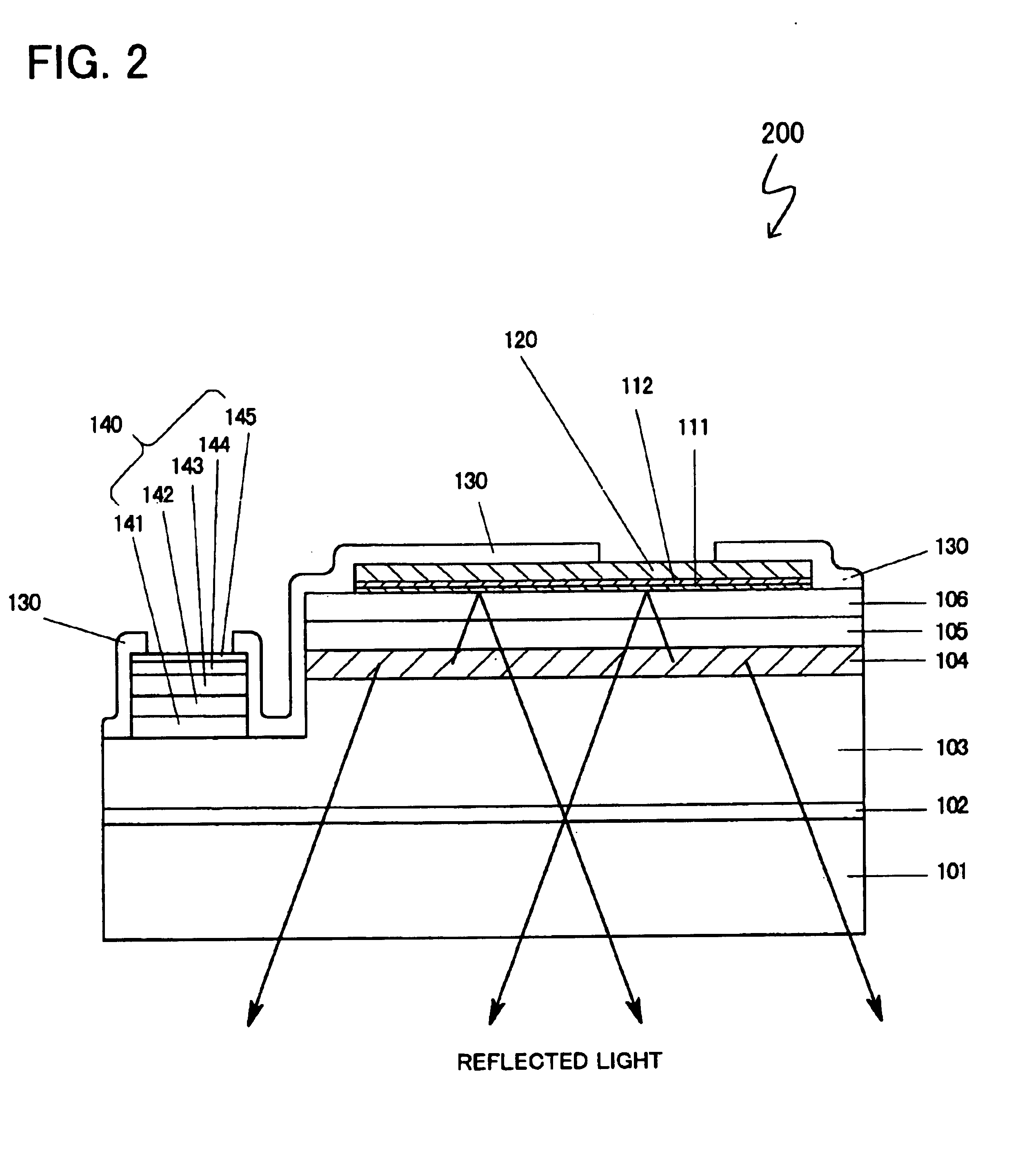 Light-emitting semiconductor device using group III nitride compound
