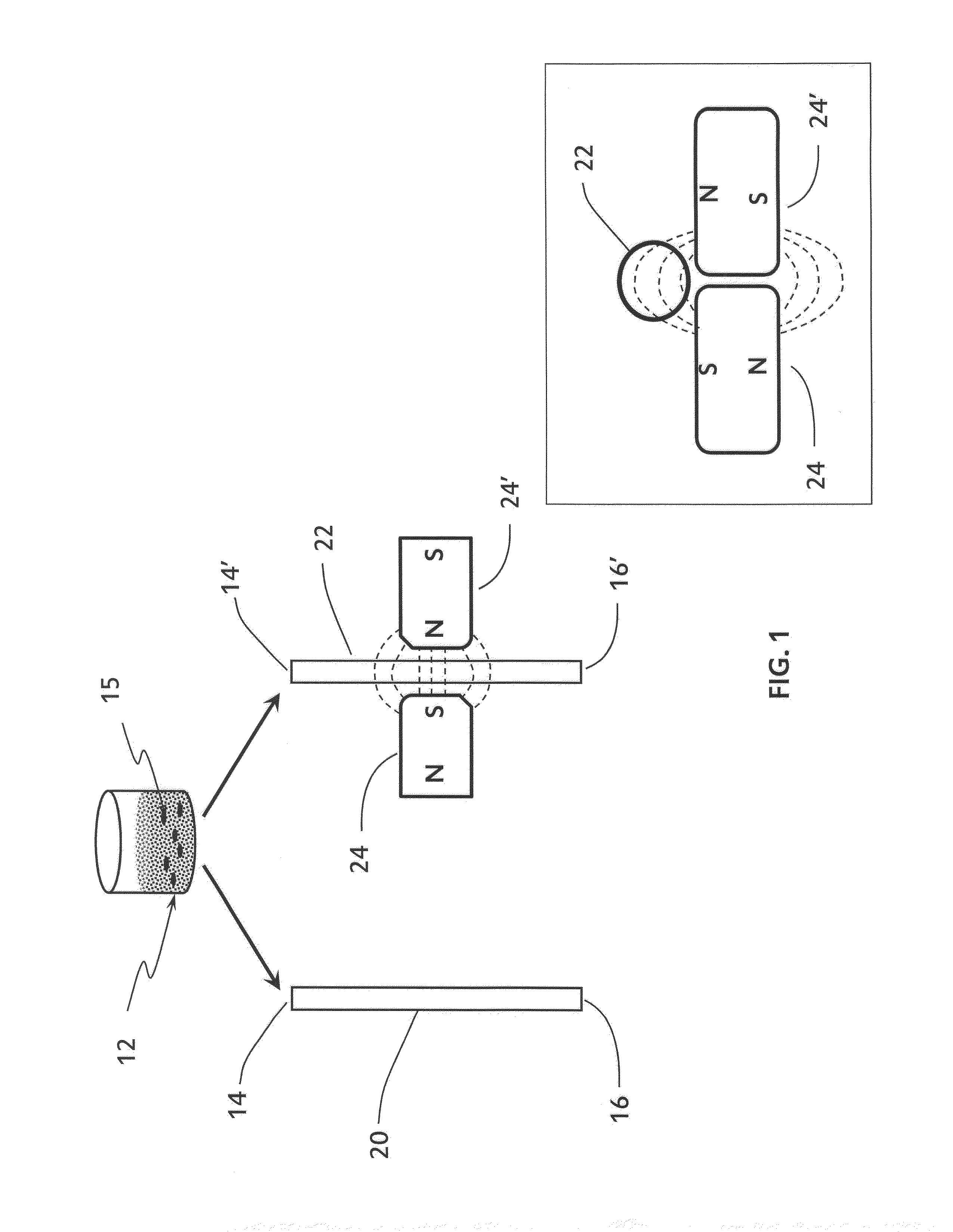 Device and method for detection and identification of immunological proteins, pathogenic and microbial agents and cells