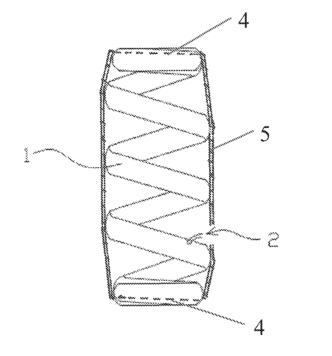 Spiral air pressure spring