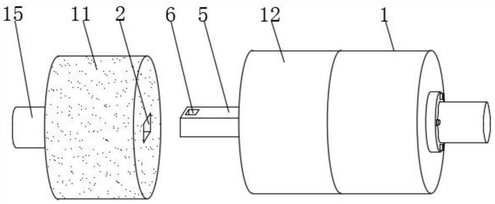 Laminated steel film pressing roller